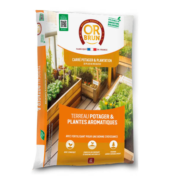TERREAU PLANTES AROMATIQUES ET CARRE POTAGER