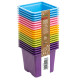 20 POTS EN PLASTIQUE COULEUR